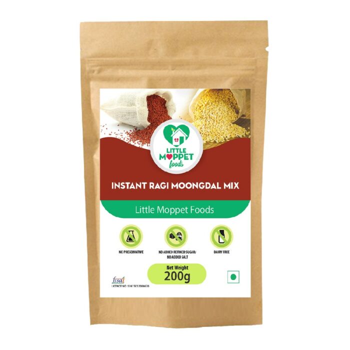 Instant Ragi Moongdal Powder [200G]