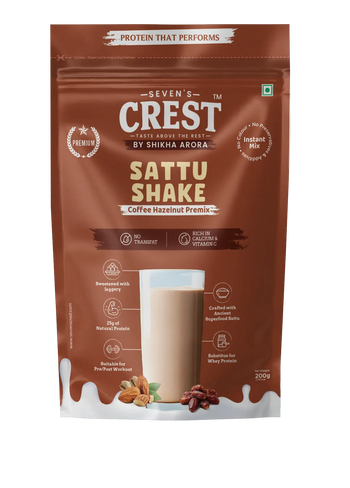 Coffee Hazelnut Sattu Shake Premix