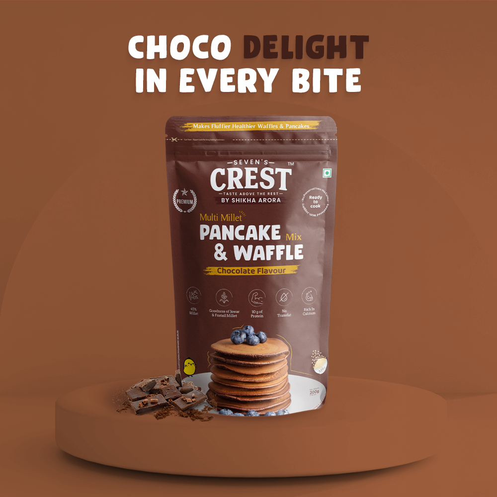 Chocolate Multi Millet Pancake &amp; Waffle Mix