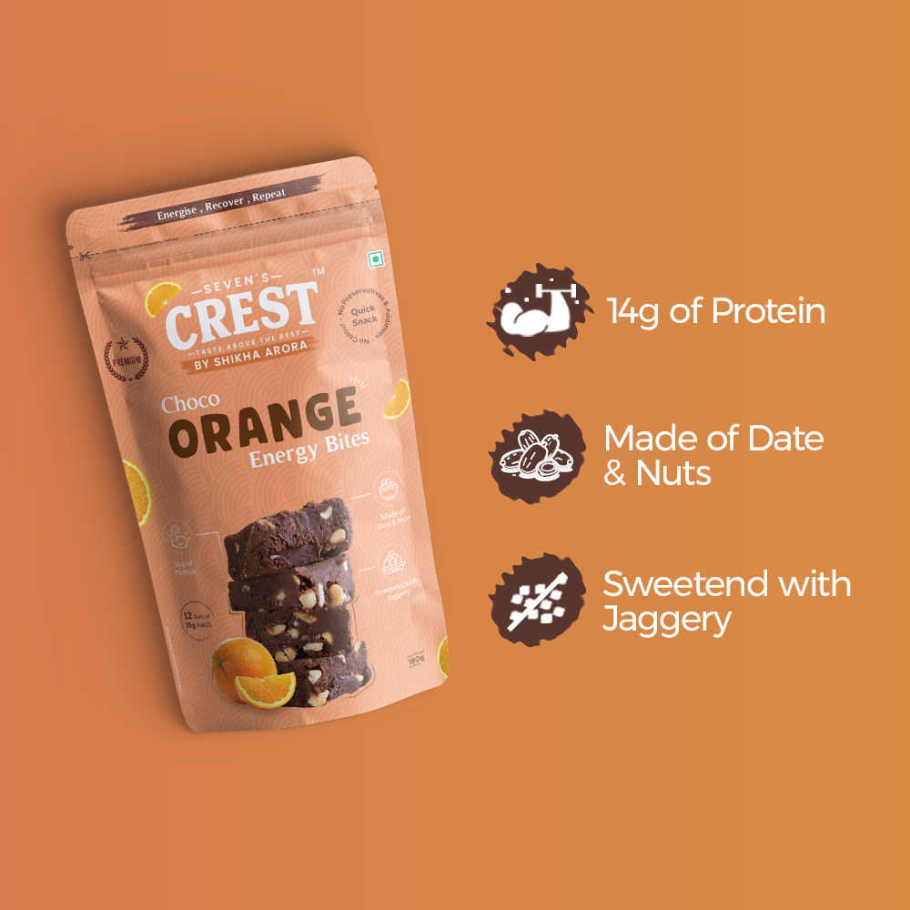 Choco Orange Energy Bites 180 gm