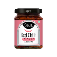 Red  Chilli Pickle in Olive Oil