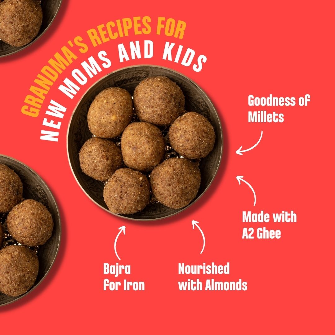 Bajra A2 Ghee Laddoos