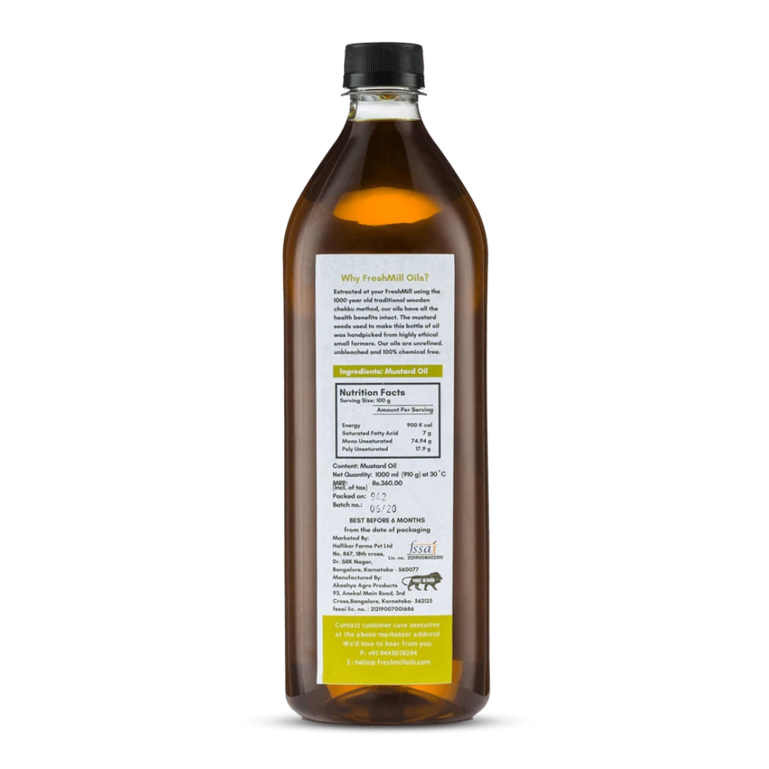 Cold Pressed Mustard Oil