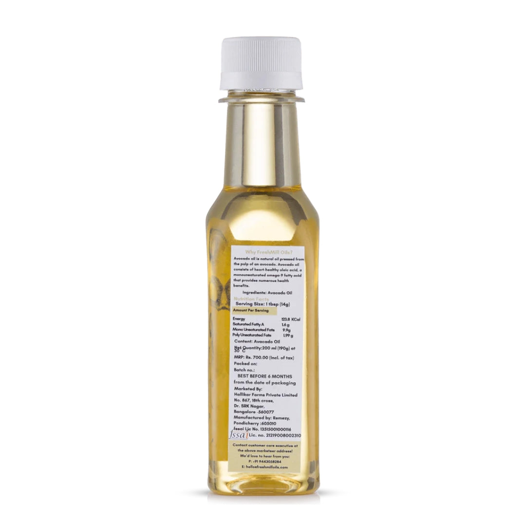 Cold Pressed Avocado Oil 200ml