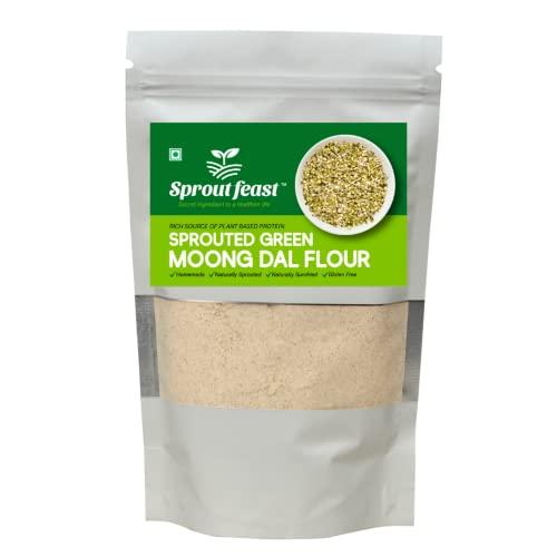 Sprouted Feast Sprouted Green Moong Flour - 400 gms