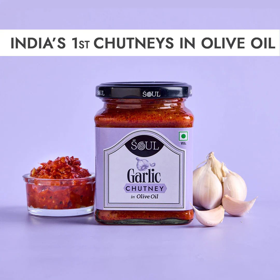 Garlic Chutney in Olive Oil