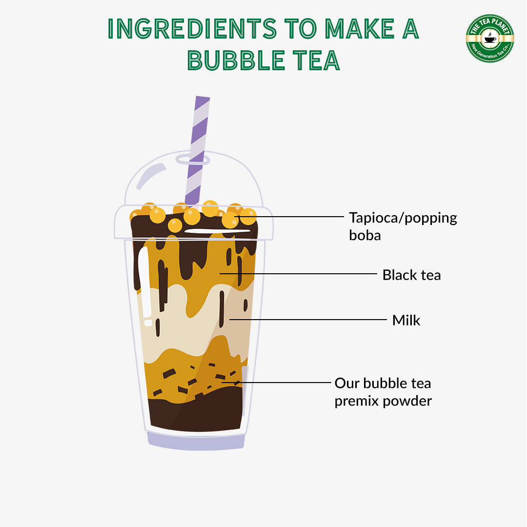 Avocado Bubble Tea Mix ( 3 in 1 )