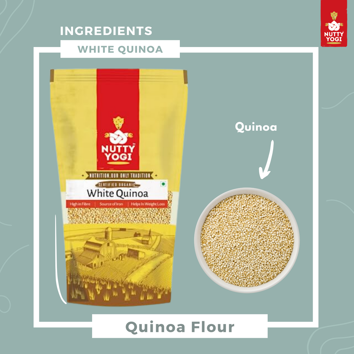 Nutty Yogi Organic White Quinoa