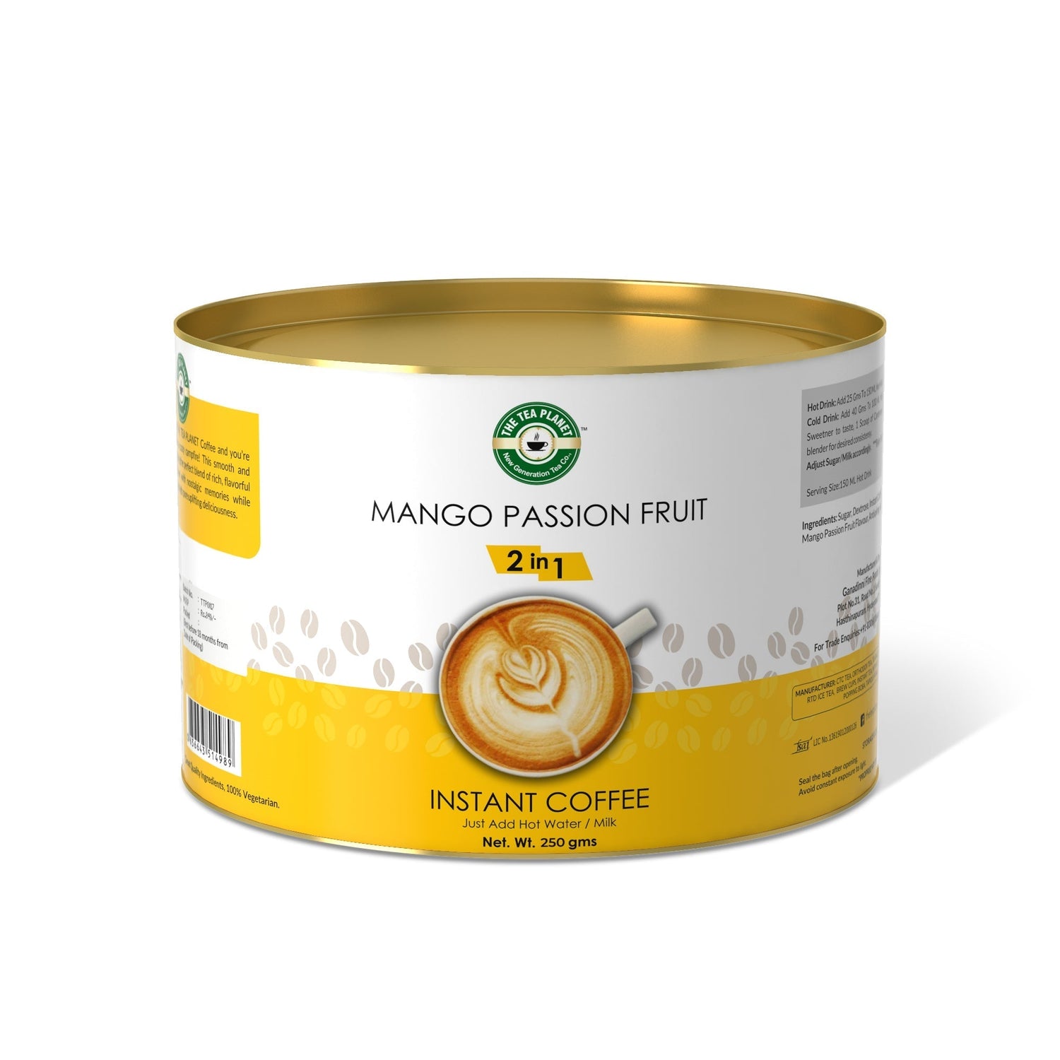 Mango Passion Fruit Instant Coffee Premix (2 in 1)