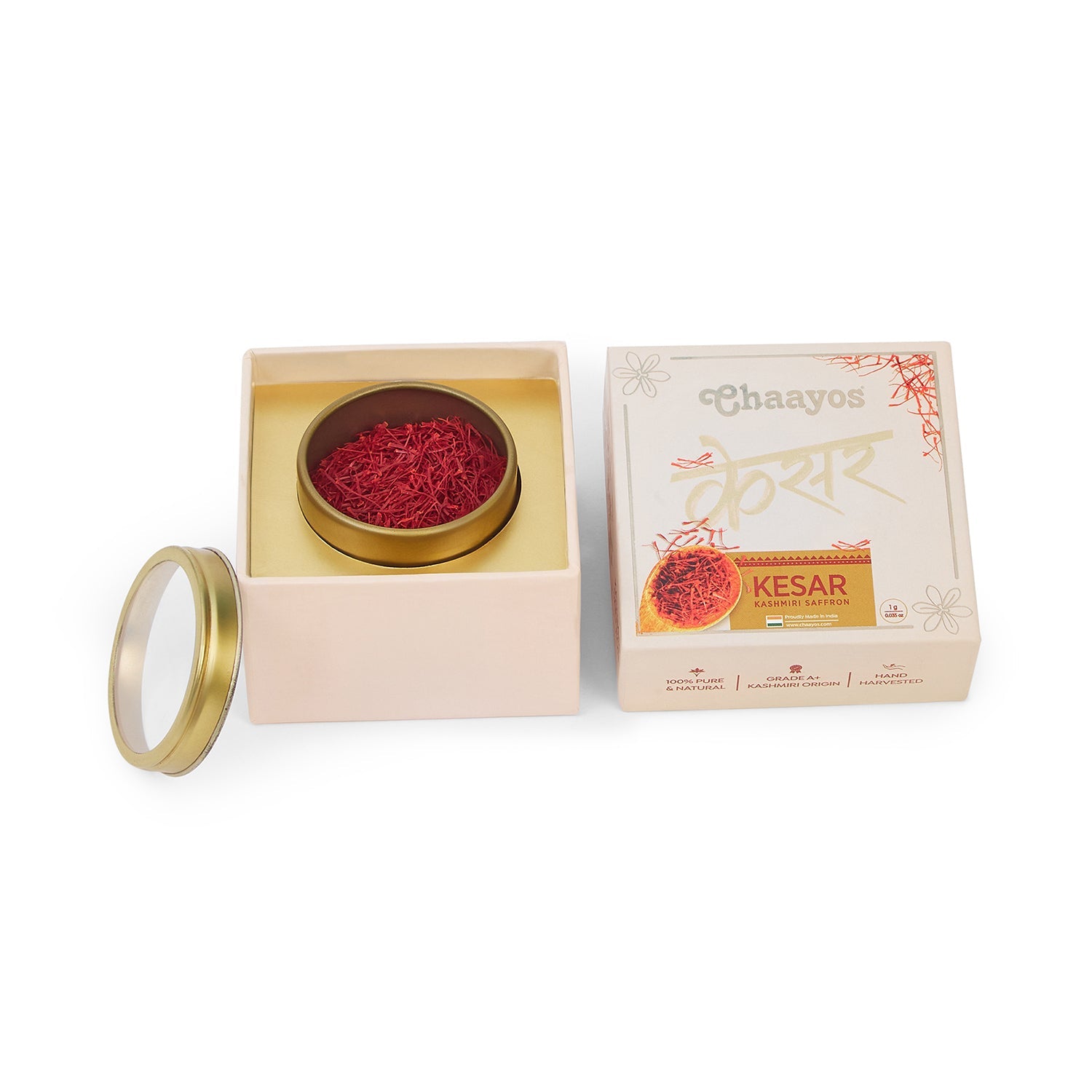 Kashmiri Saffron (1g) - Pure A++ Grade Kesar