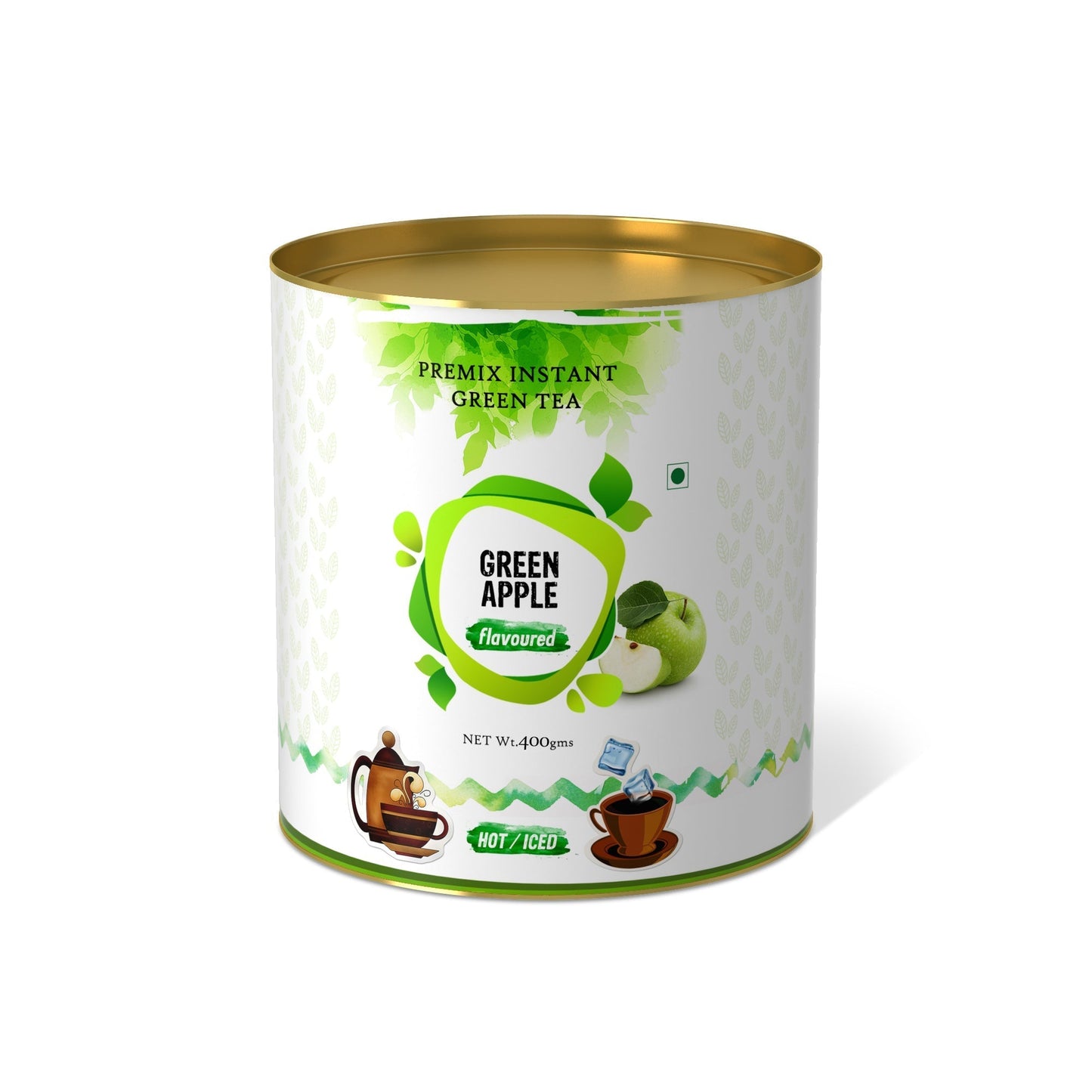 Green Apple Flavored Instant Green Tea