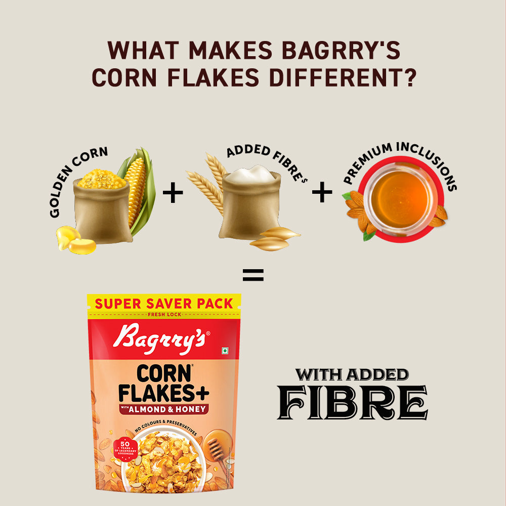 Corn Flakes Plus - Almond & Honey