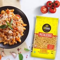 DiSano Pastalicious 100% Durum Wheat Macaroni Pasta, Elbows, 500g