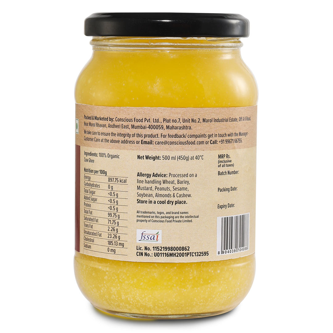 Organic Cow Ghee