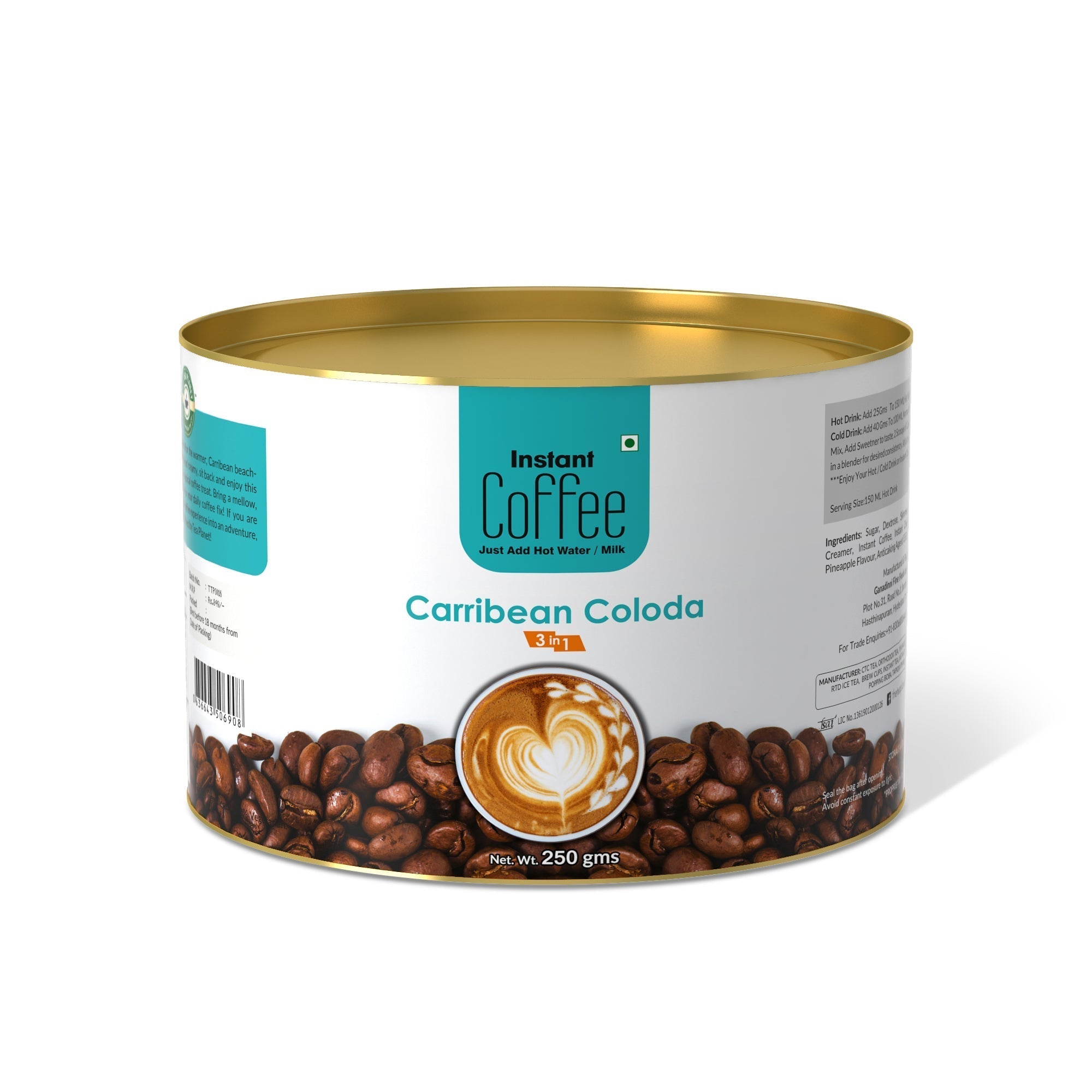 Carribean Coloda Instant Coffee Premix (3 in 1)