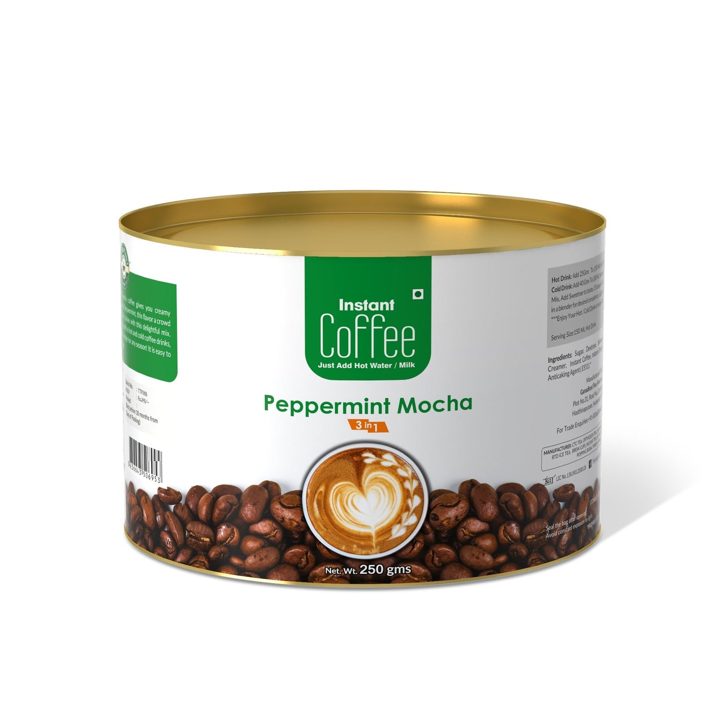 Peppermint Mocha Instant Coffee Premix (3 in 1)