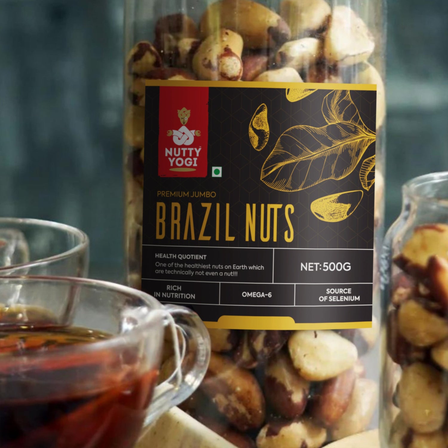 Nutty Yogi Premium Jumbo Brazil Nuts 200g