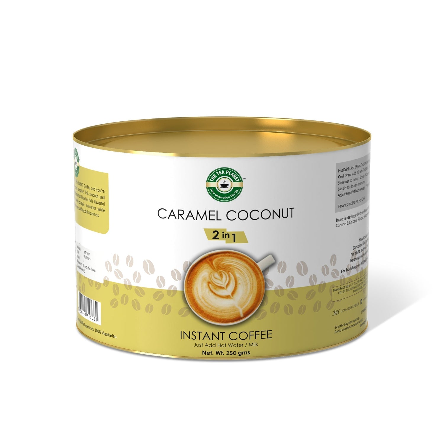 Caramel Coconut Instant Coffee Premix (2 in 1)