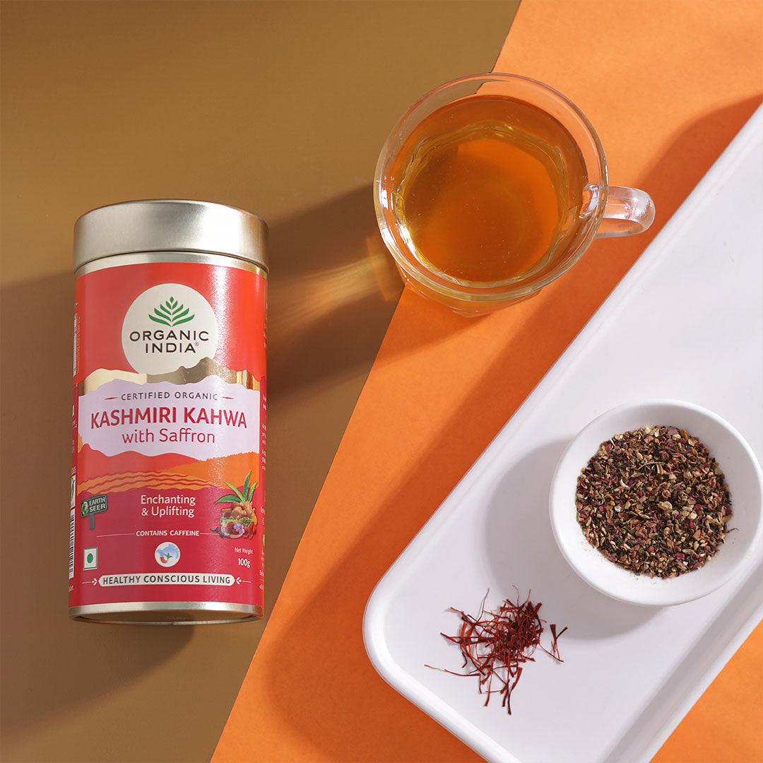 Kashmiri Kahwa with Saffron 100 gm Tin