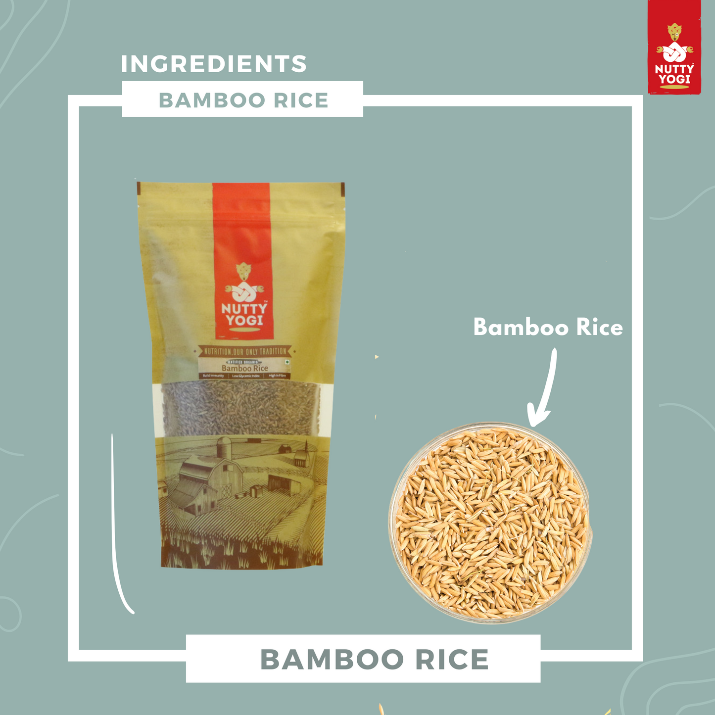 Nutty Yogi Organic Bamboo Rice