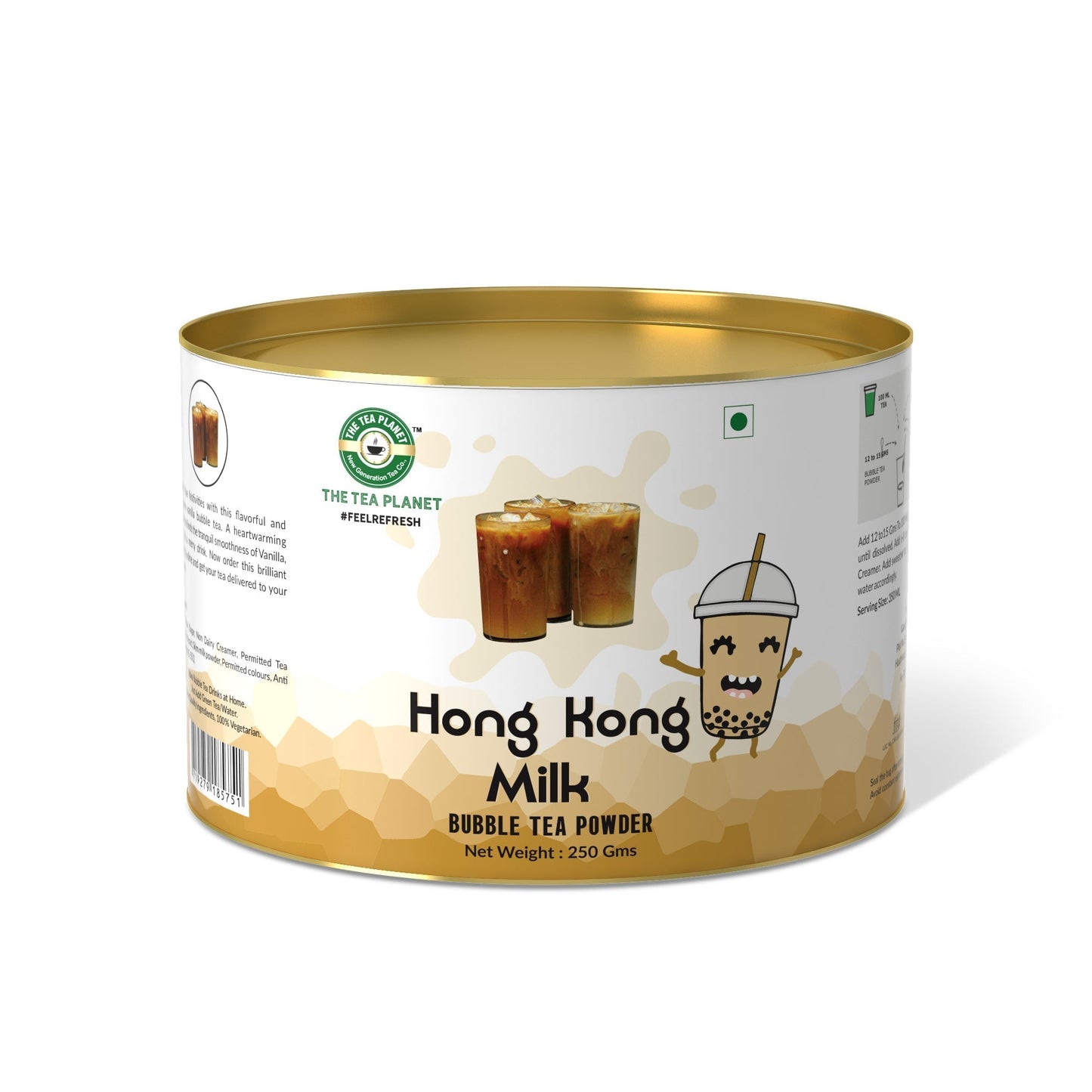 Hong Kong Milk Bubble Tea Premix