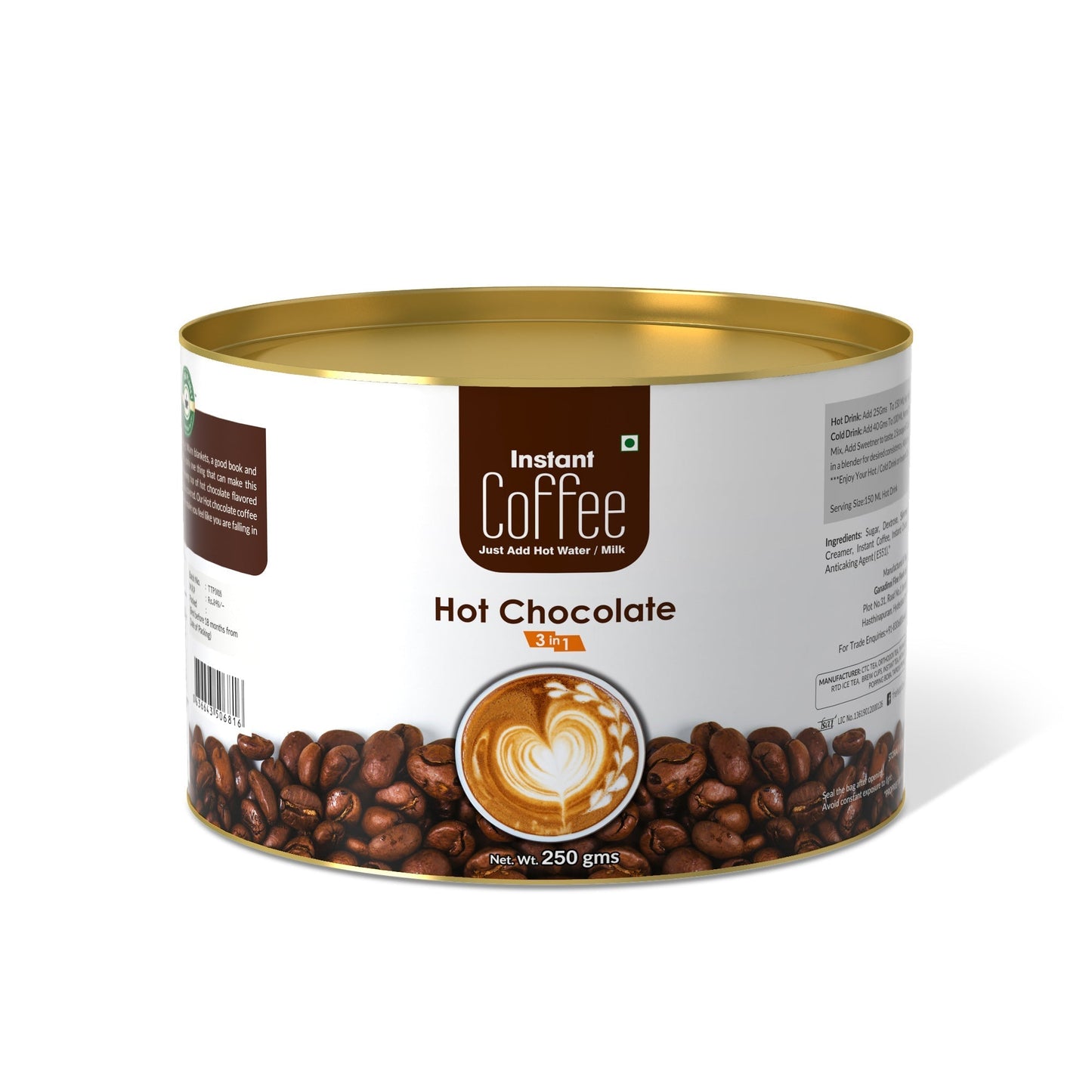 Hot Chocolate Instant Coffee Premix (3 in 1)