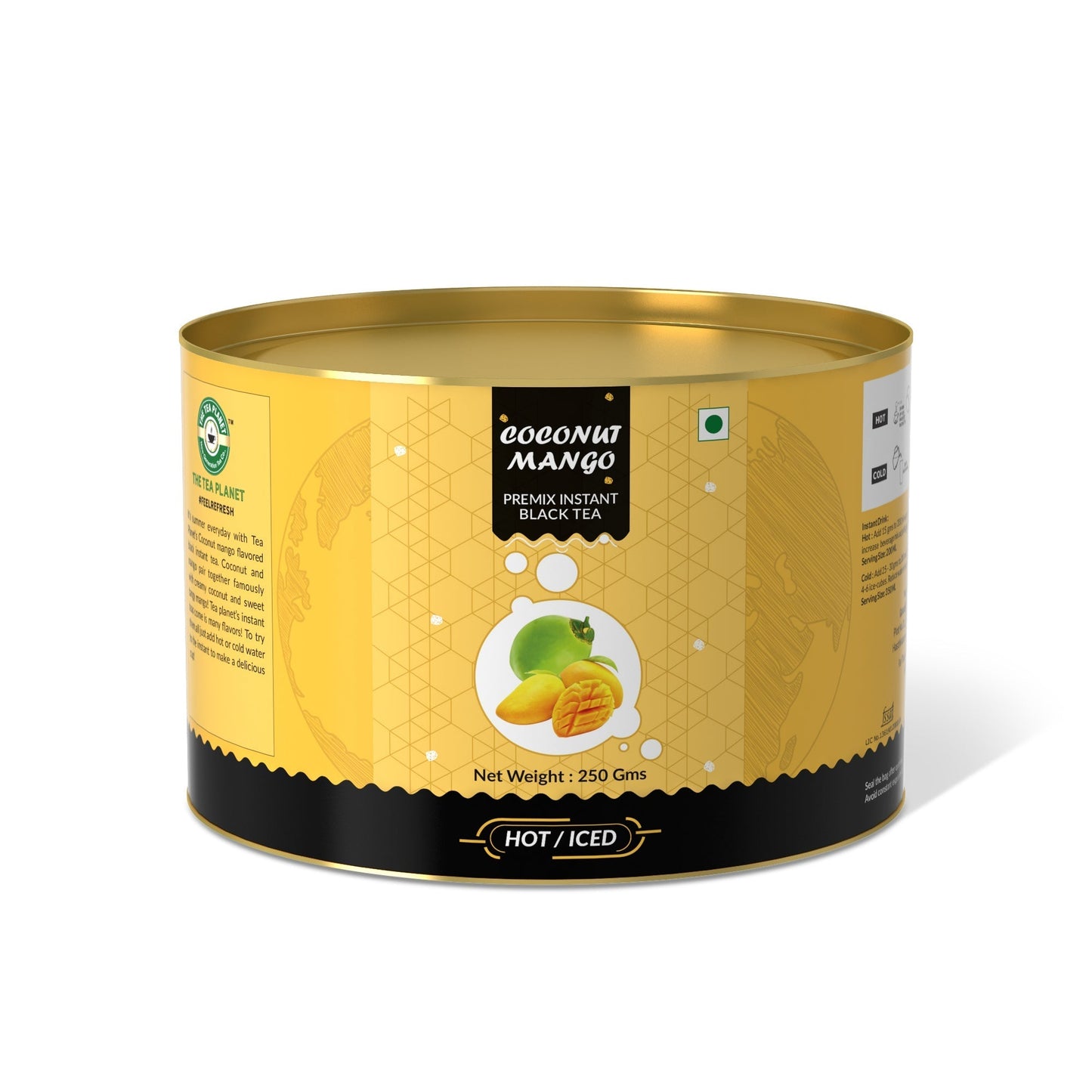 Coconut Mango Flavored Instant Black Tea