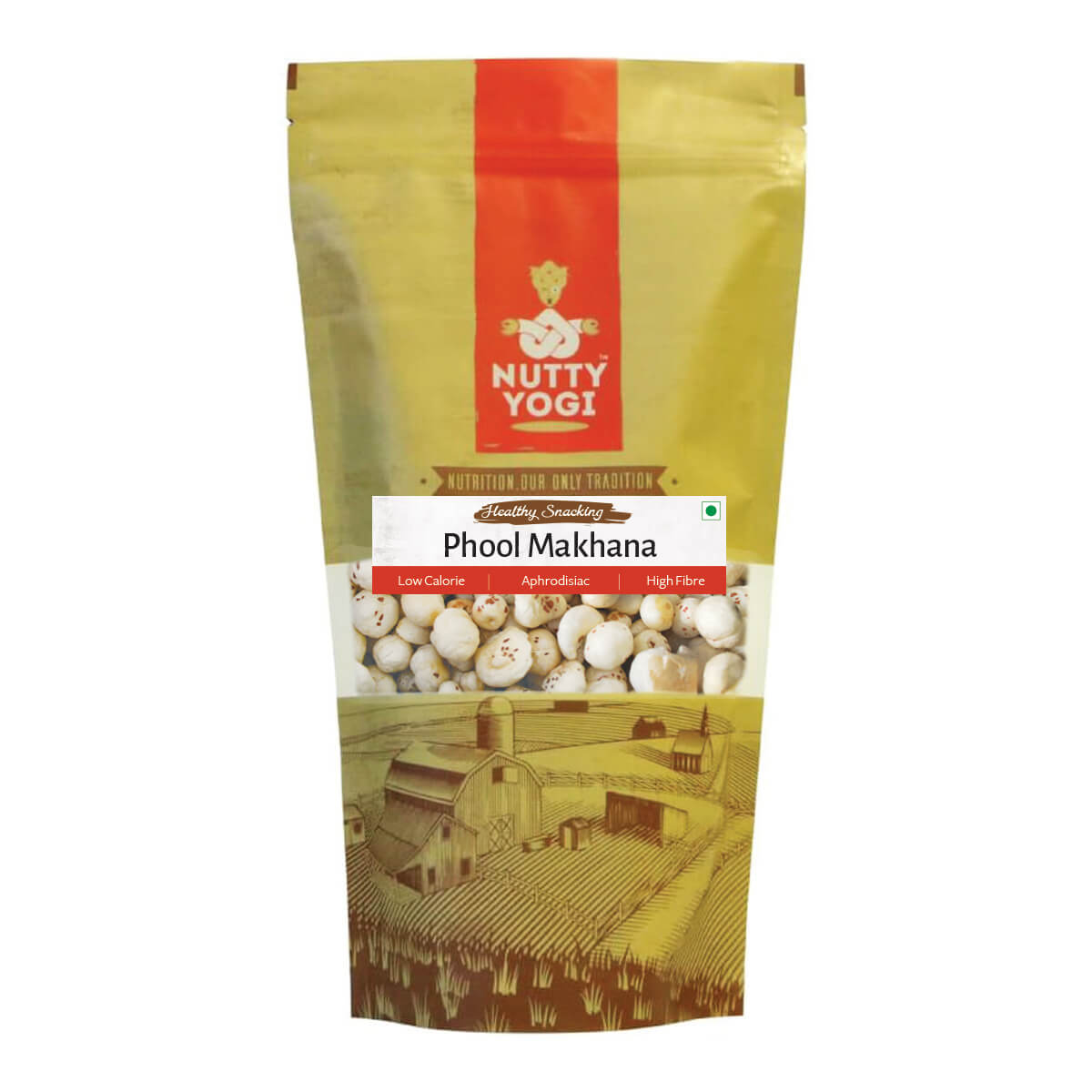 Nutty Yogi Raw Phool Makhana / Fox Nuts 100g