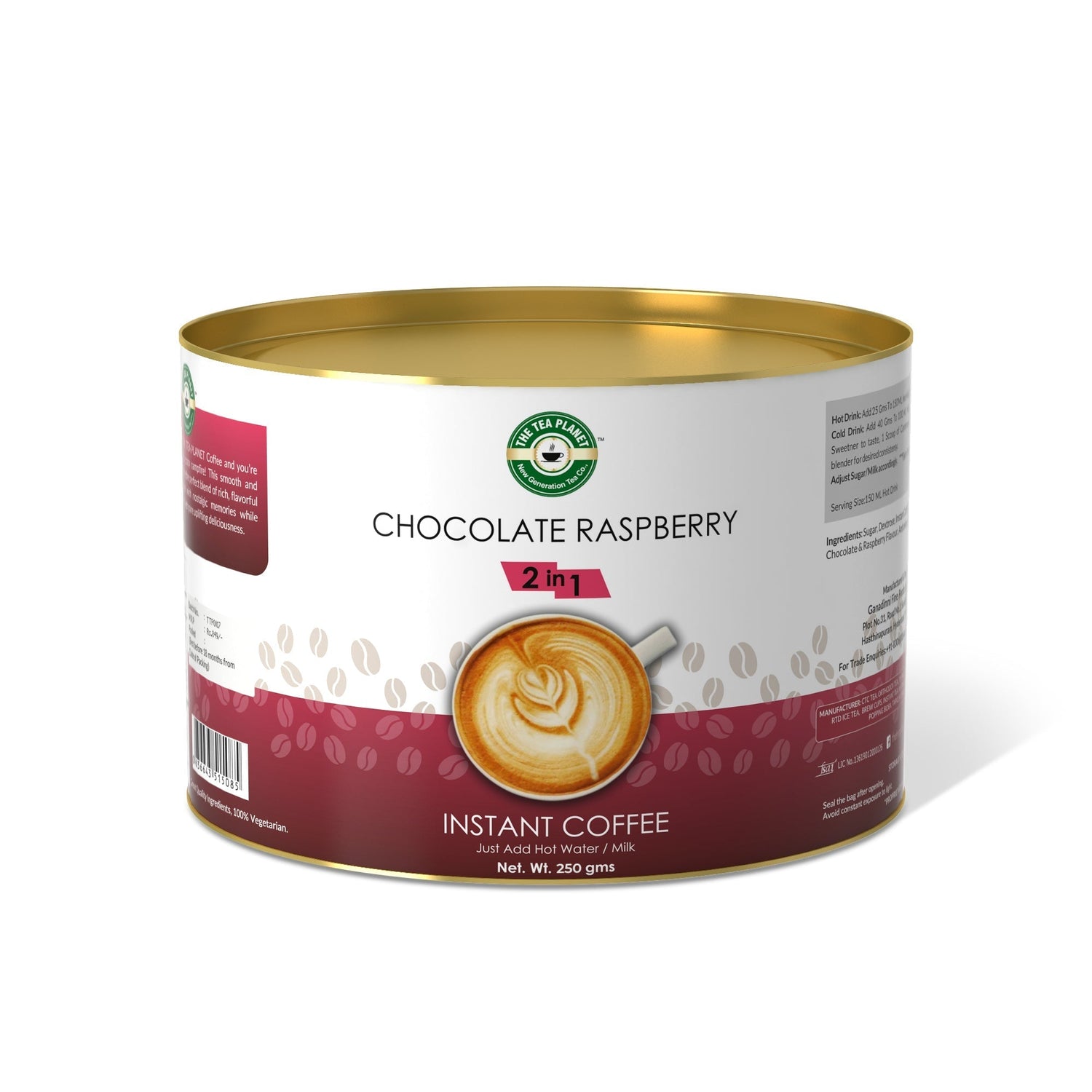 Chocolate Raspberry Instant Coffee Premix (2 in 1)