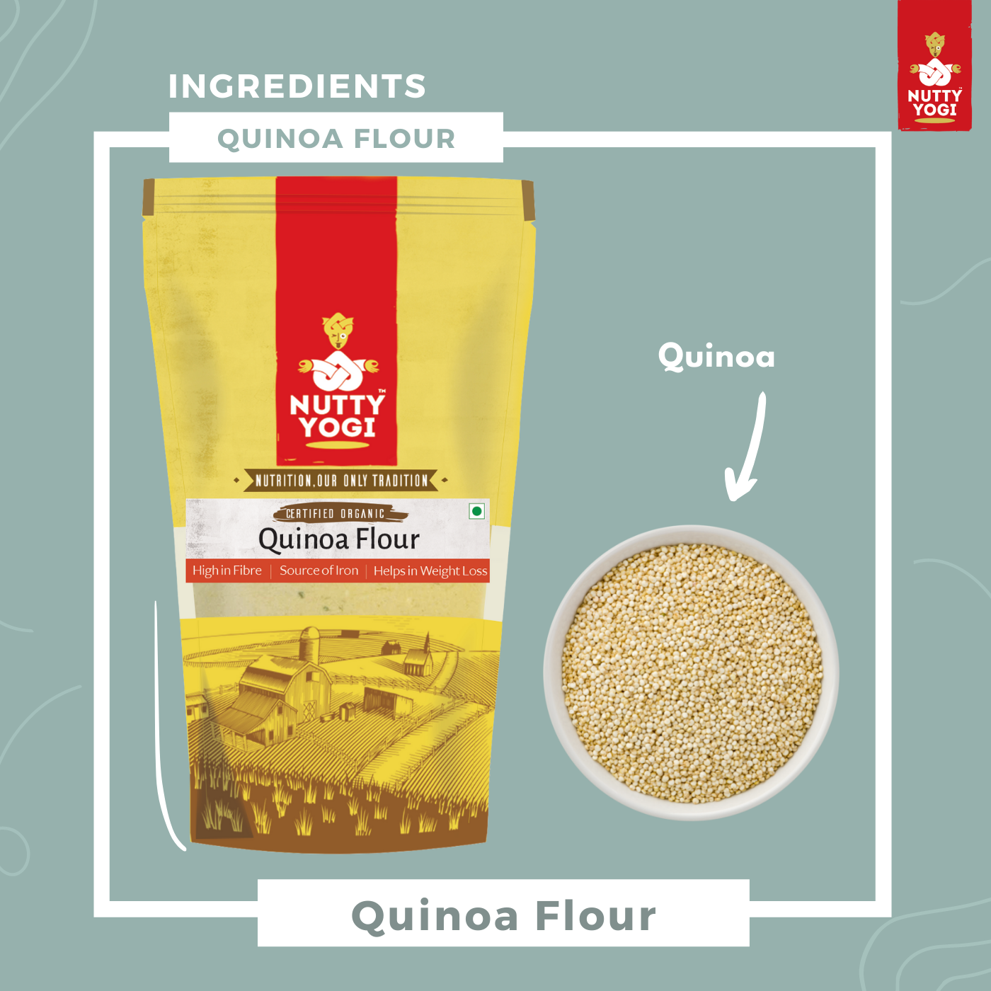 Nutty Yogi Organic Quinoa Flour