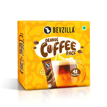 Orange Coffee Powder sachets