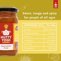 Nutty Yogi Sweet Lemon Pickle 200g