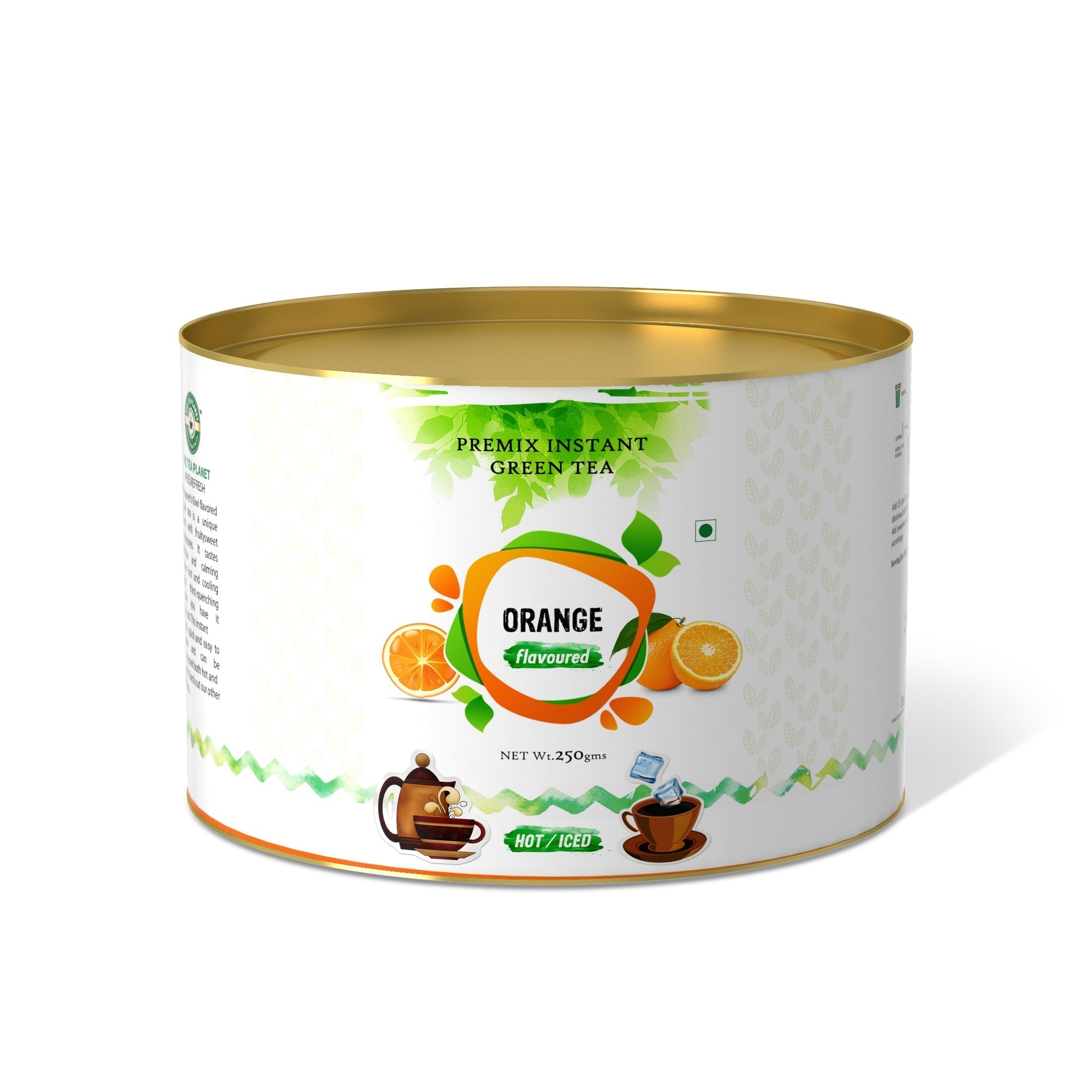 Orange Flavored Instant Green Tea