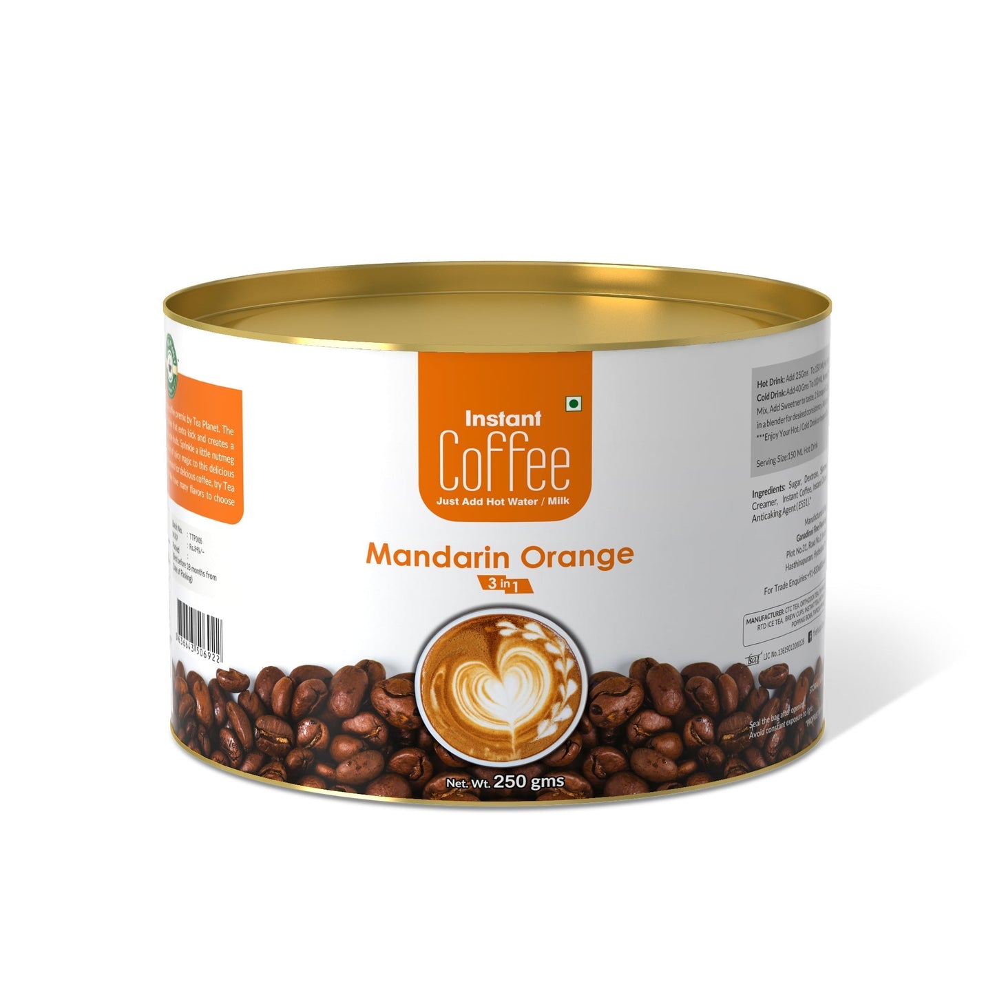 Mandarin Orange Instant Coffee Premix (3 in 1)