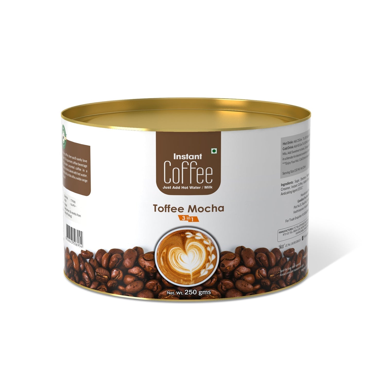 Toffee Mocha Instant Coffee Premix (3 in 1)