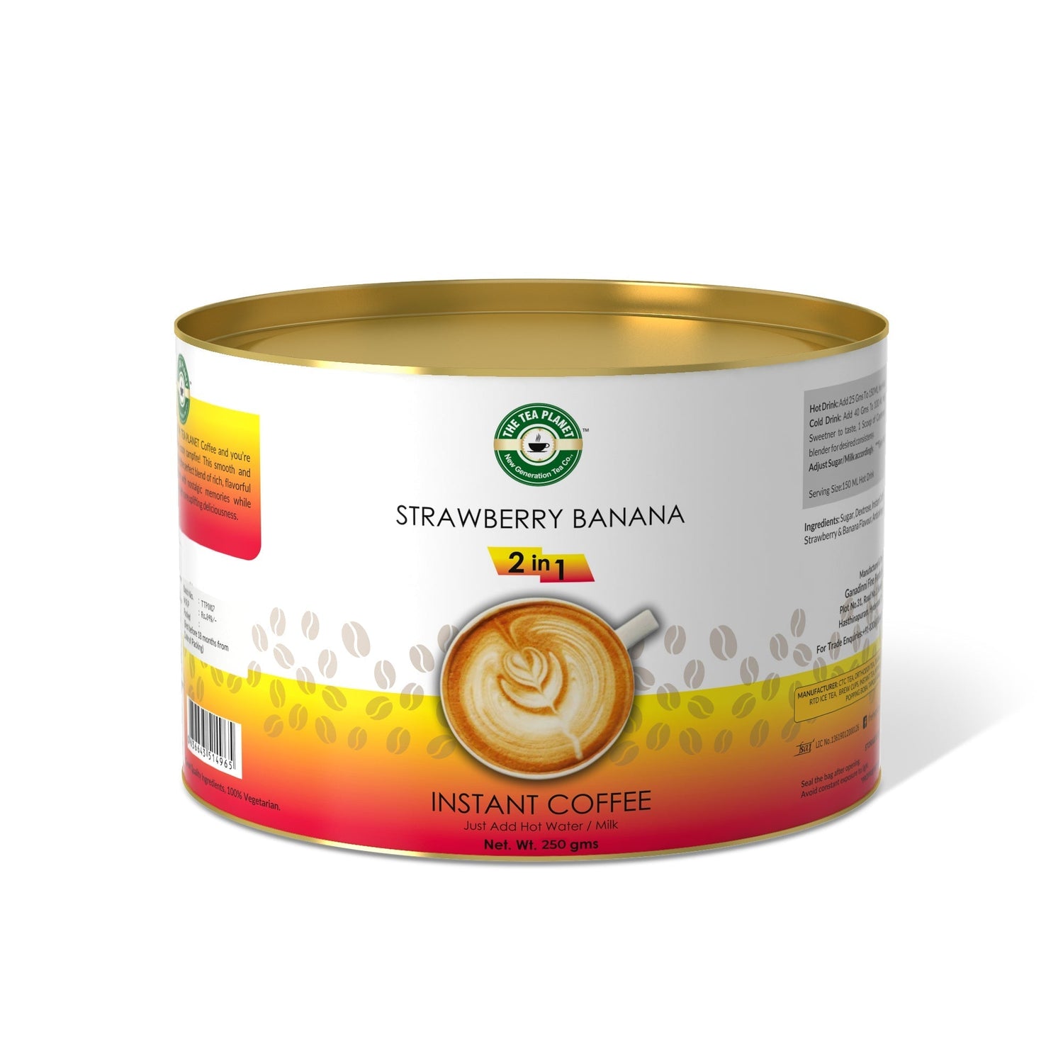 Strawberry Banana Instant Coffee Premix (2 in 1)