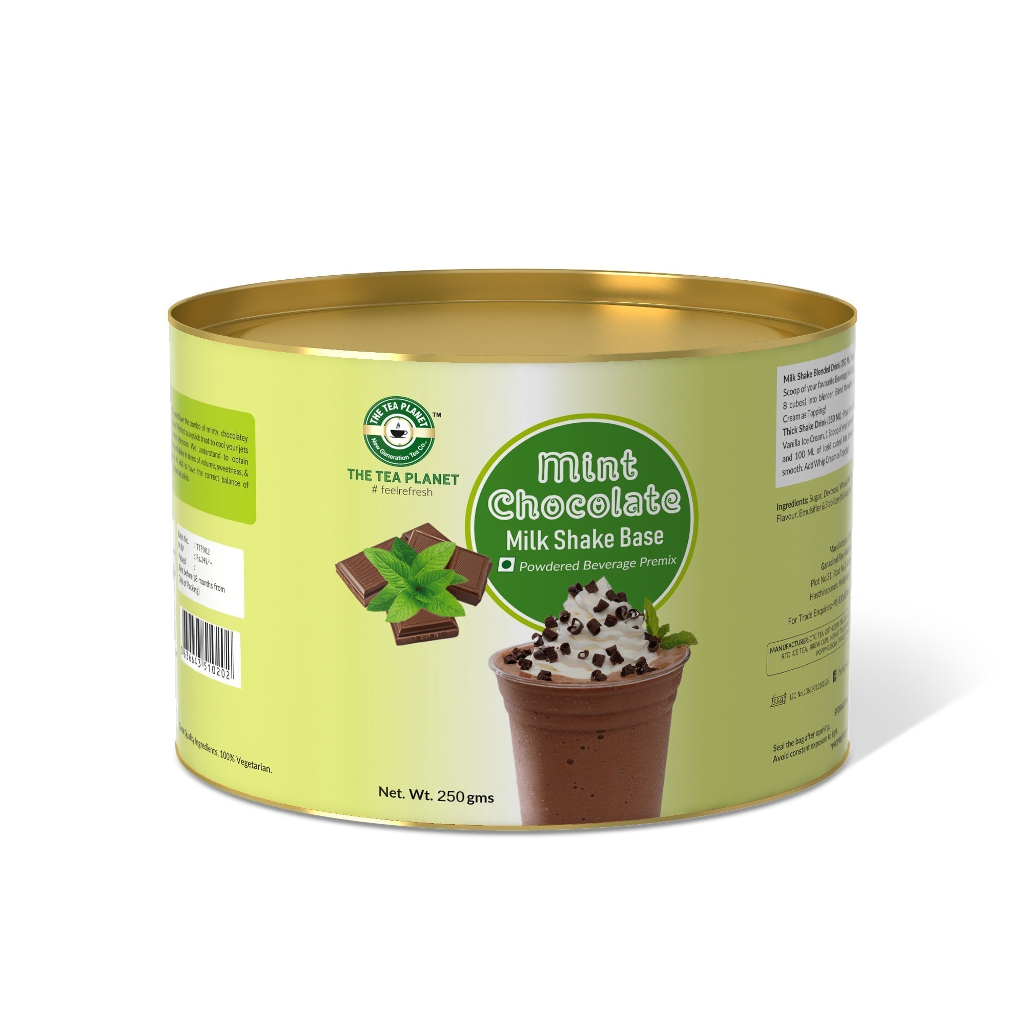 Mint Chocolate Milkshake Mix