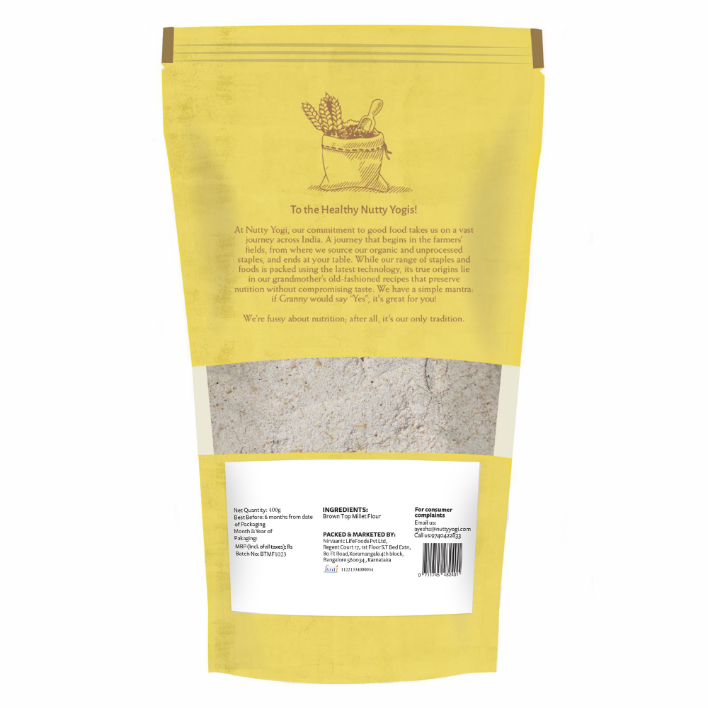 Nutty Yogi Organic Browntop Millet Flour