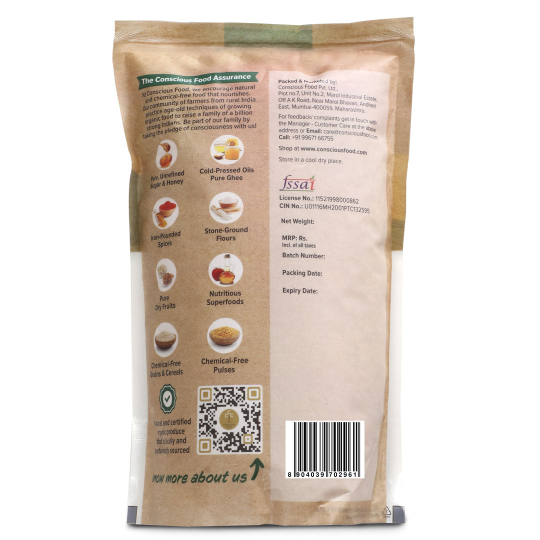 Conscious Food White Basmati Rice - 1 kg - Veeha Foods