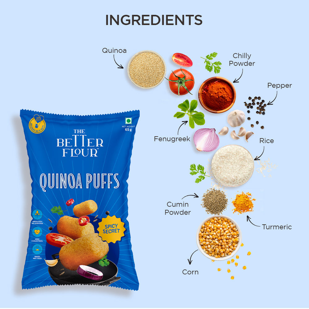 Spicy Secret Quinoa Puffs