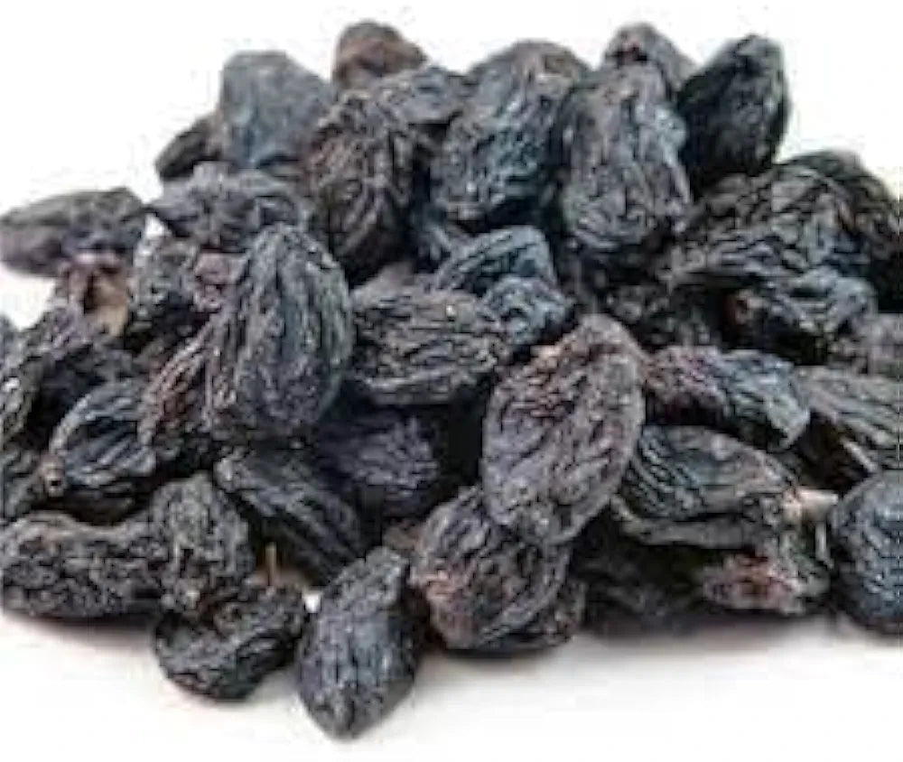 Organic Box Afghani Seedless Black Raisins - 500 Gram - Veeha Foods