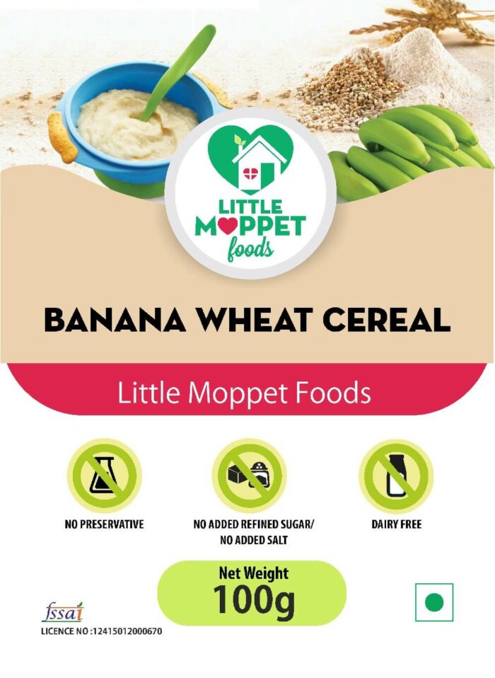 BANANA WHEAT CEREAL – TRIAL PACK [100G]