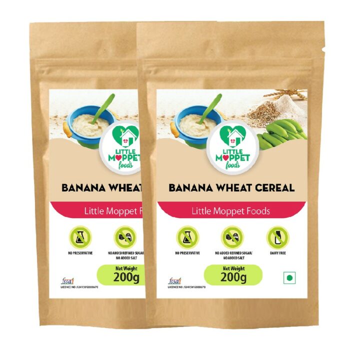 Banana Wheat Cereal Super Saver Pack [2 Packs – 200G Each]