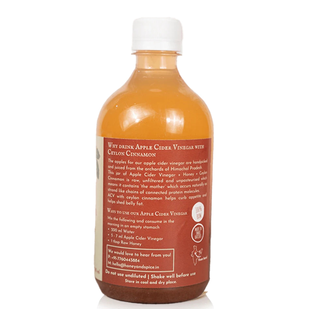 Apple Cider Vinegar With Ceylon Cinnamon 500ml