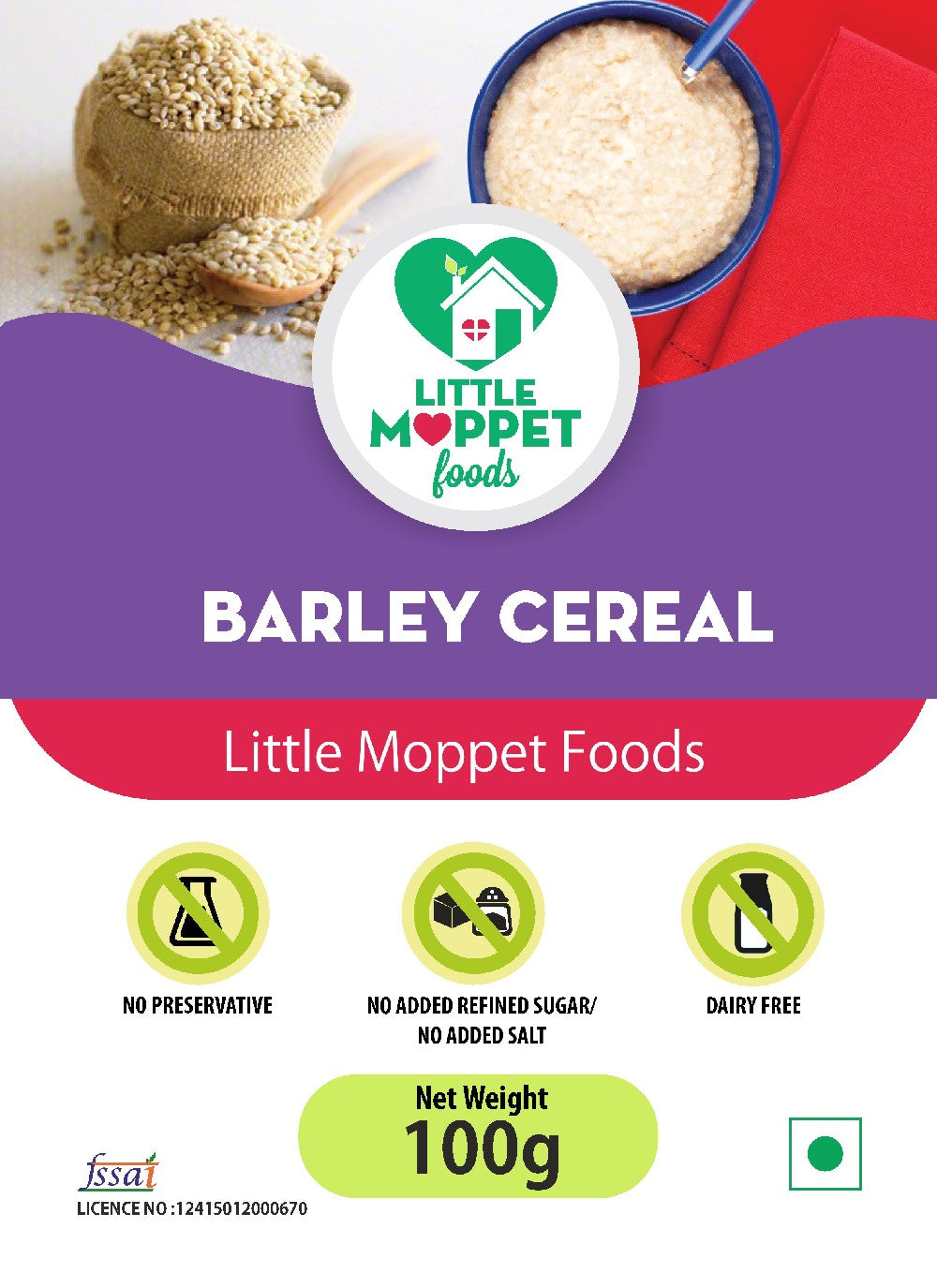 Barley Cereal – Trial Pack [100G]