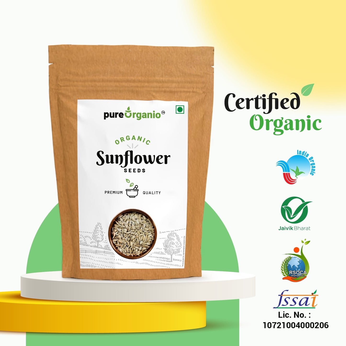 Pure Organio Organic Sunflower Seeds