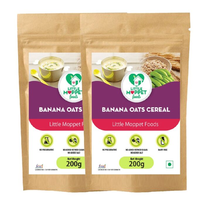 Banana Oats Cereal Super Saver Pack (2 Packs – 200G Each)