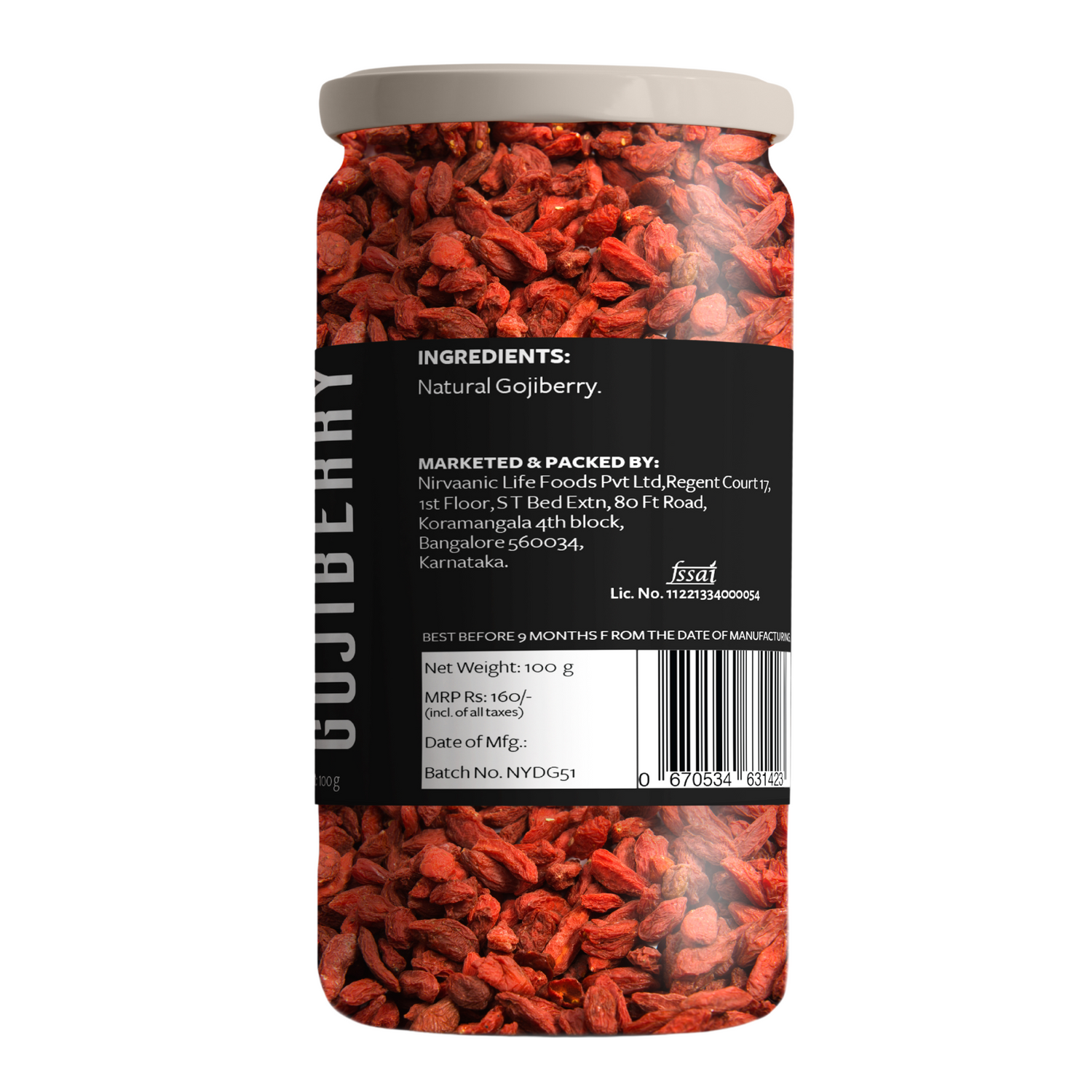 Nutty Yogi Dried Goji Berry 100g