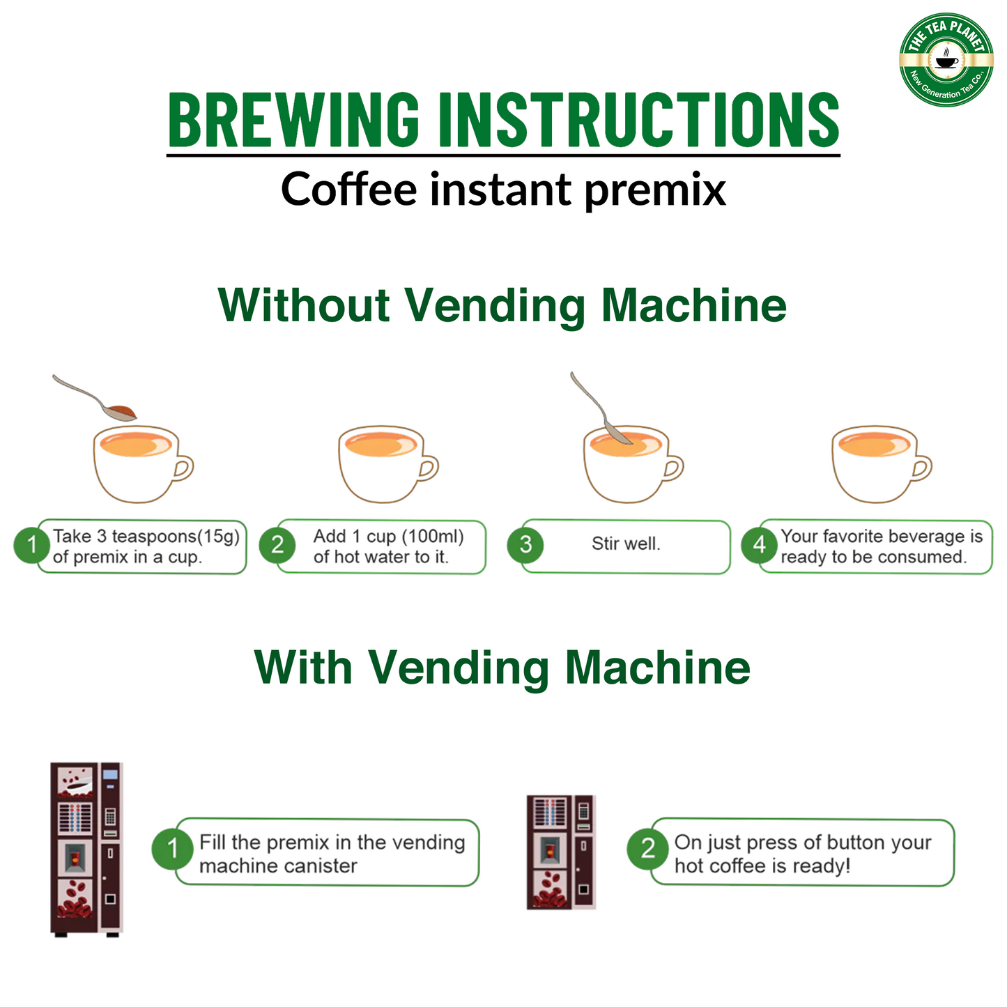 French Vanilla Coffee Instant Premix