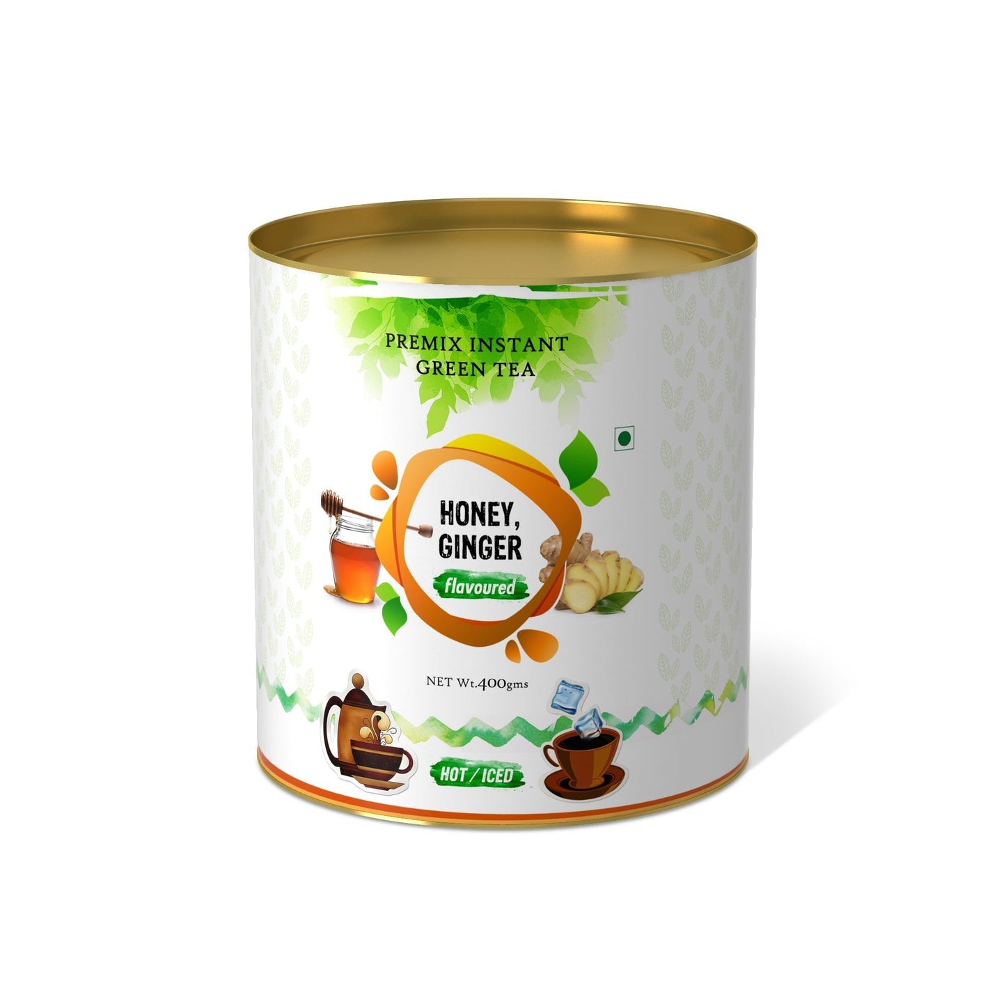 Honey Ginger Flavored Instant Green Tea